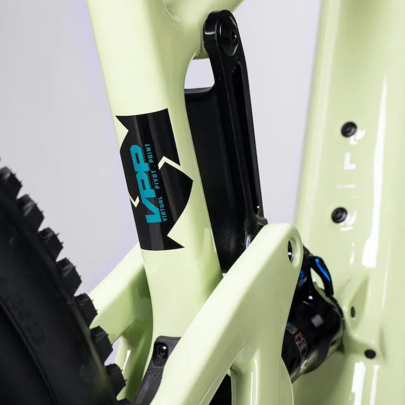 Santa Cruz Heckler C S Model Electric Bike - 29 Wheels - Gloss Green-1